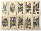 c.1885 Hungarian Tarock Tarot Reszveny-Tarsulat 42/42 Budapest