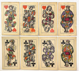 c.1885 Hungarian Tarock Tarot Reszveny-Tarsulat 42/42 Budapest