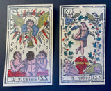 19th Century Italian Tarot Cards c.1880 Vallo Italy 78/78