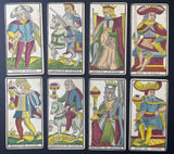 c.1885-90 Lequart Tarot de Besançon 77/78 cards