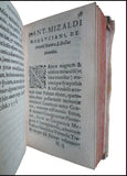 1558 De Arcanis Naturae by Mizauld 1st Ed
