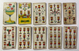 c.1904 Guglielmo Murari Tarot Piemontese 72/78 Cards Partial