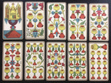 c.1900 Tarot Besançon B.P. Grimaud 77/78 Cards + 1 optional replacement card