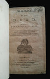 1797 DIALOGUES OF THE DEAD, Lyttleton, 1st American Ed.