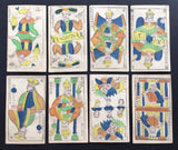 c.1870 Piedmont Tarot by an unknown maker, incomplete 44/78