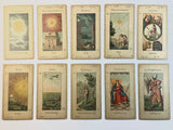 c.1890 Grimaud Grand Etteilla Tarot Egyptien Type I, 78/78 cards