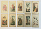 c.1890 Grimaud Grand Etteilla Tarot Egyptien Type I, 78/78 cards