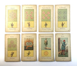 c.1890 Grimaud Grand Etteilla Tarot Egyptien Type I, 78/78 cards