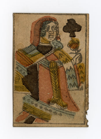 c.1700, Languedoc, Queen of Clubs